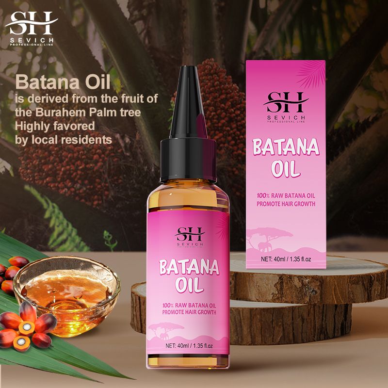 SEVICH 100% Pure Batana Oil For Hair Growth Africa Crazy Traction Alopecia Batana Hair Mask Anti Hair Break Hair Strengthener Hair Loss Treatment Essence For Black Men & Women Batana Oil From Honduras