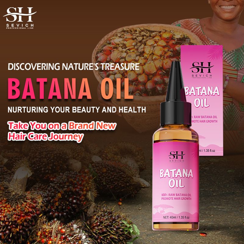 SEVICH 100% Pure Batana Oil For Hair Growth Africa Crazy Traction Alopecia Batana Hair Mask Anti Hair Break Hair Strengthener Hair Loss Treatment Essence For Black Men & Women Batana Oil From Honduras