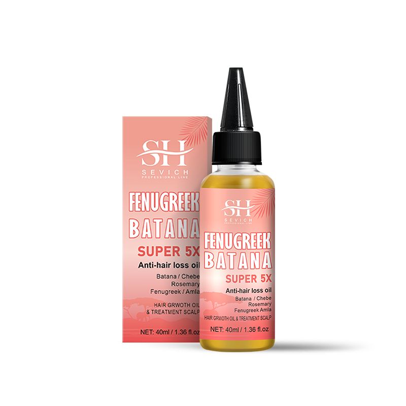SEVICH Super 5x Batana Oil For Hair Growth Africa Traction Alopecia Treatment Chebe Powder Oil Rosemary Treatment Prevent Hair Loss Serum Essence Liquid Fenugreek Fast Regrowth Thicken Oil Hair Care
