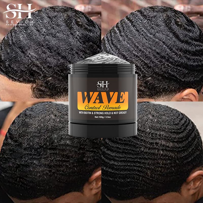 SEVICH Anti-Hair Loss Wave Pomade & Silky Durag 360 Deep Waves Control Hair Oil Sport Strong Hold Wavy Hair Gel For Men SoftSheen Carson Sportin Waves Maximum Hold Pomade Waves, Locks, Twists