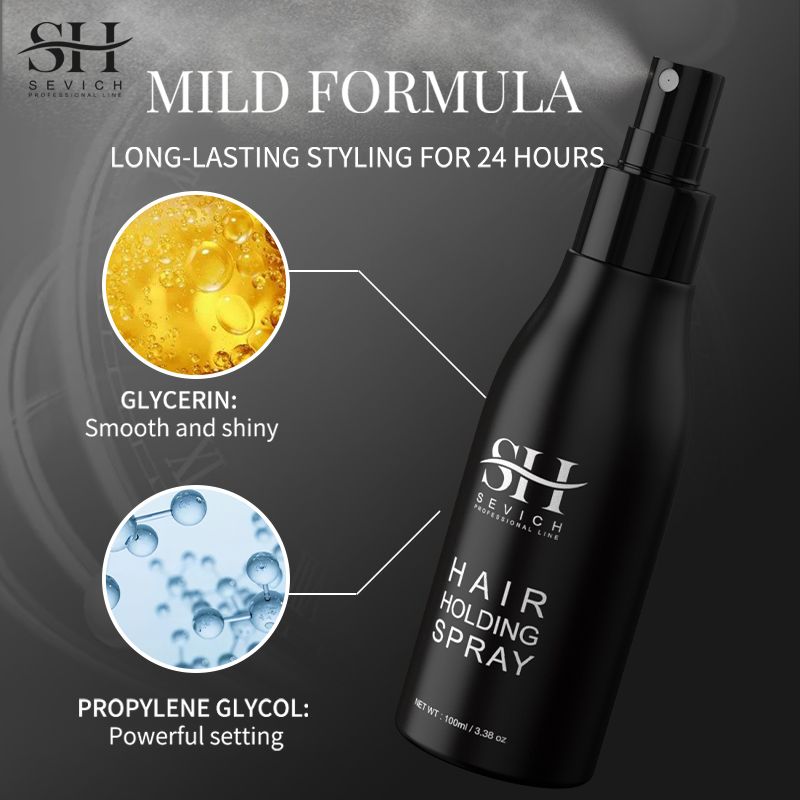 SEVICH Hair Styling Fixing Spray 100ml Hair Styling Holding Spray New Style Hair Spray Thickening Mist For Men And Women Adds Instant Volume, Texture, Thickness, & Light Hold | Texturizing & Thickenin