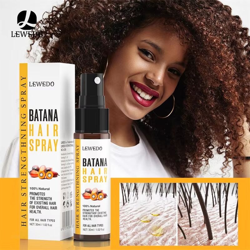 LEWEDO 100% Pure Batana Oil Africa Crazy Traction Alopecia Batana Hair Growth Oil Anti Hair Break Hair Treatment Hair Mask Hair Loss Treatment Hair Regrowth Spray Prevents Hair Loss Hair Care Products