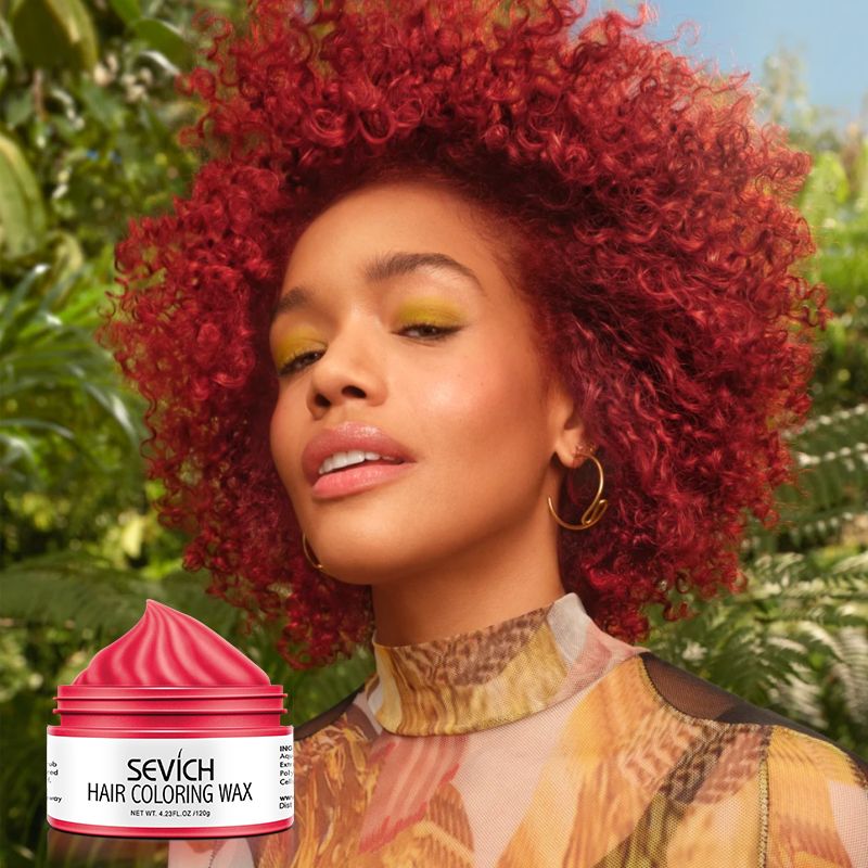 SEVICH 120g Hair Colour Wax Easy To Wash DIY Hairs Dyed Mud Dye for Eyebrow Beards Coloring Styling Temporary Hair Colour Cream
