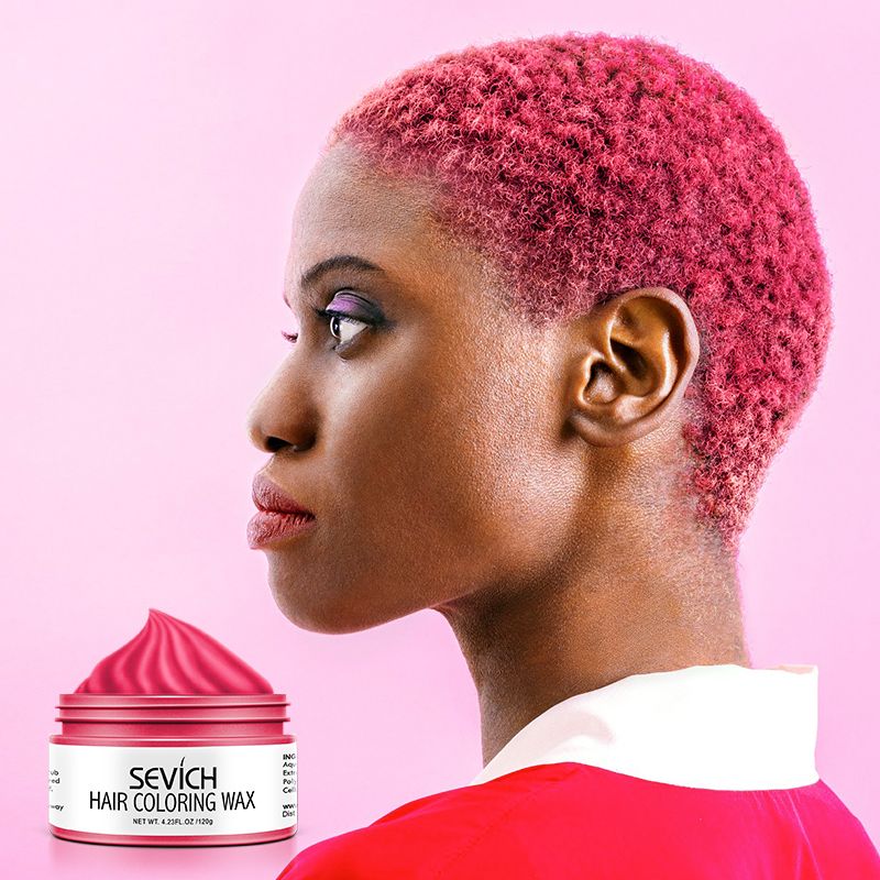 SEVICH 120g Hair Colour Wax Easy To Wash DIY Hairs Dyed Mud Dye for Eyebrow Beards Coloring Styling Temporary Hair Colour Cream