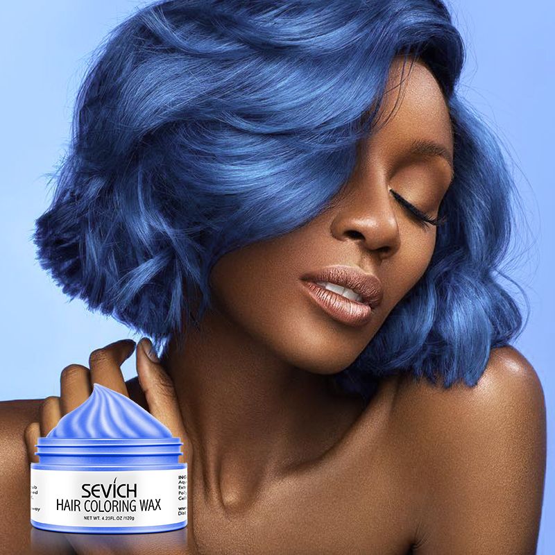 SEVICH 120g Hair Colour Wax Easy To Wash DIY Hairs Dyed Mud Dye for Eyebrow Beards Coloring Styling Temporary Hair Colour Cream