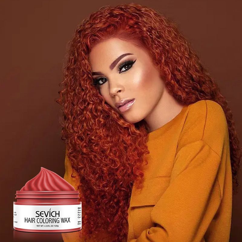 SEVICH 120g Hair Colour Wax Easy To Wash DIY Hairs Dyed Mud Dye for Eyebrow Beards Coloring Styling Temporary Hair Colour Cream