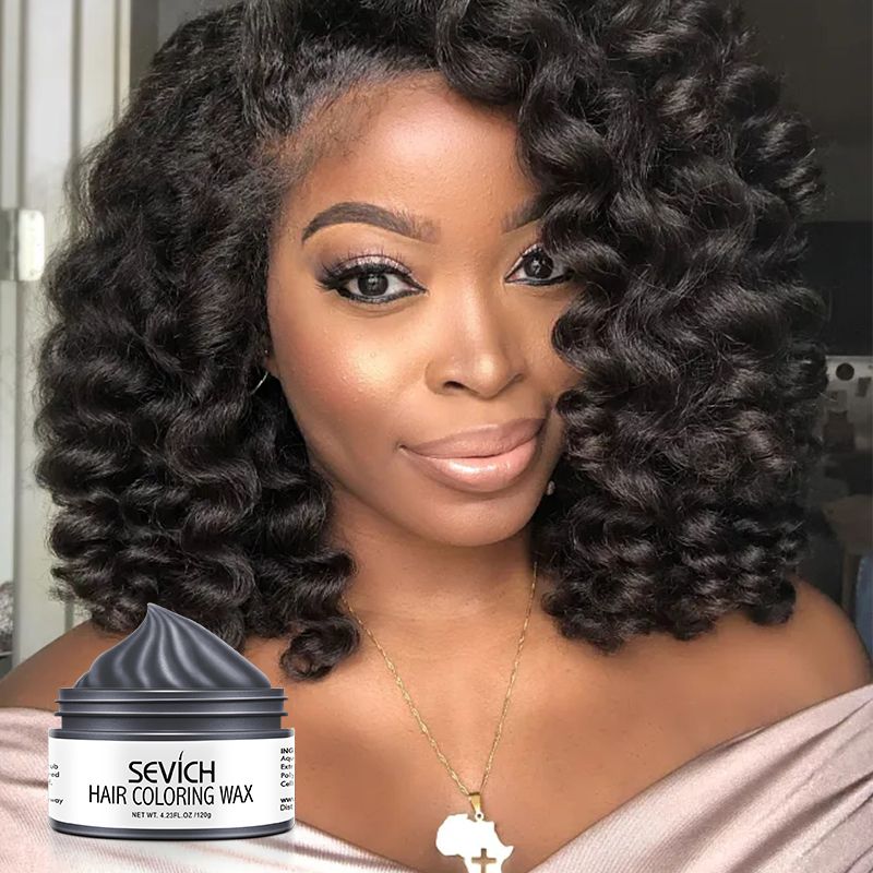 SEVICH 120g Hair Colour Wax Easy To Wash DIY Hairs Dyed Mud Dye for Eyebrow Beards Coloring Styling Temporary Hair Colour Cream