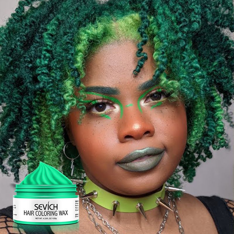 SEVICH 120g Hair Colour Wax Easy To Wash DIY Hairs Dyed Mud Dye for Eyebrow Beards Coloring Styling Temporary Hair Colour Cream