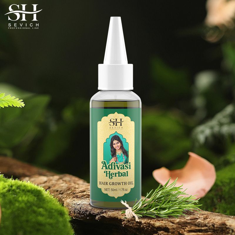 SEVICH 50ml Pure Natural India Hair Oil Ayurvedic Hair Growth Oil Rosemary Hair Growth Oil For Men Hair Regrowth Serum Anti Hair Loss Product Hair Care