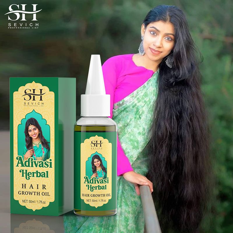 SEVICH 50ml Pure Natural India Hair Oil Ayurvedic Hair Growth Oil Rosemary Hair Growth Oil For Men Hair Regrowth Serum Anti Hair Loss Product Hair Care
