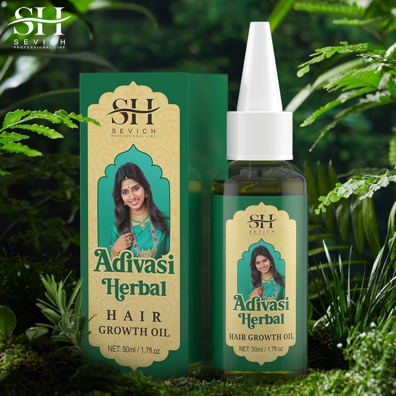 SEVICH 50ml Pure Natural India Hair Oil Ayurvedic Hair Growth Oil Rosemary Hair Growth Oil For Men Hair Regrowth Serum Anti Hair Loss Product Hair Care