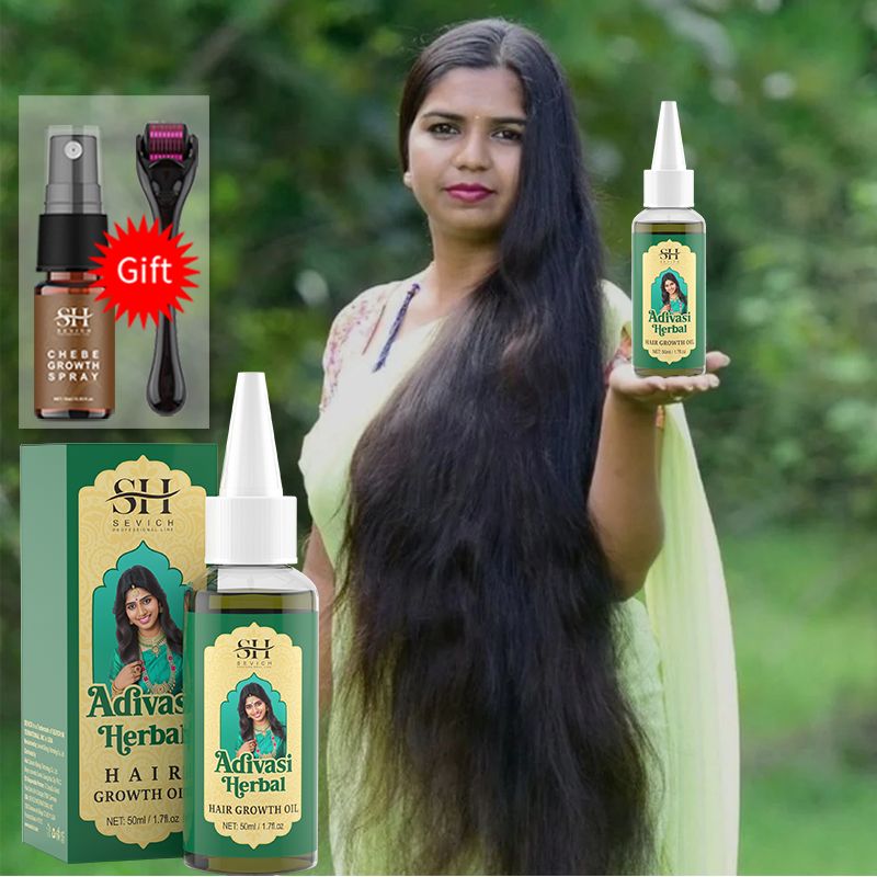 SEVICH 50ml Pure Natural India Hair Oil Ayurvedic Hair Growth Oil Rosemary Hair Growth Oil For Men Hair Regrowth Serum Anti Hair Loss Product Hair Care