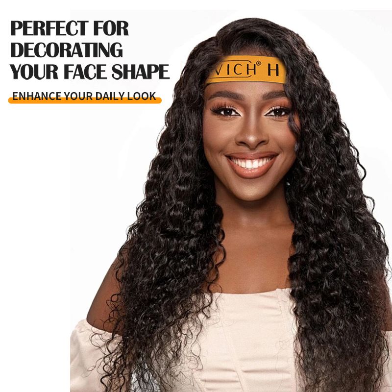 SEVICH 1pcs Elastic Band For Wig Edges Wrap Wig Band Lace Melting Band To Lay Edges Baby Hair Edge Adjustable Wig Melt Bands Elastic Fixing Band, Wig Edge, Velcro Adjustment, Anti Slip Headband