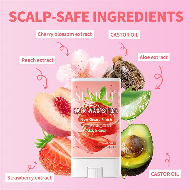 SEVICH Hair Wax Stick For Wig & Natural Hair Hairspray Fixed Fluffy Hairstyling Wax Hold Wax Stick For Wig Broken Hair Artifact Hair Wax Stick Gel Cream