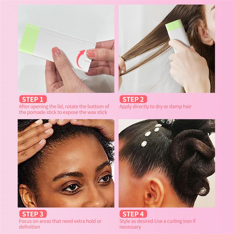 SEVICH Hair Wax Stick For Wig & Natural Hair Hairspray Fixed Fluffy Hairstyling Wax Hold Wax Stick For Wig Broken Hair Artifact Hair Wax Stick Gel Cream