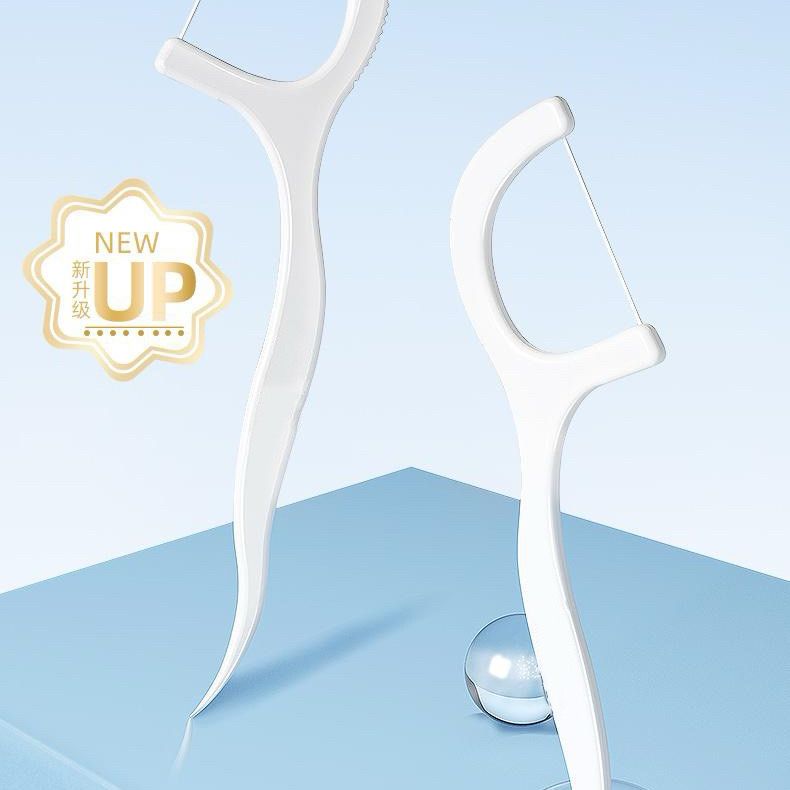 50 pieces/box disposable dental floss Toothpick Dental wand Dental cleaning oral care portable home set