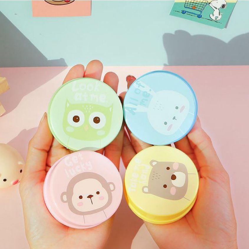 Two Portable outdoor cup Collapsible water cup mouthwash cup telescopic cup cartoon travel children's brushing mouthwash cup