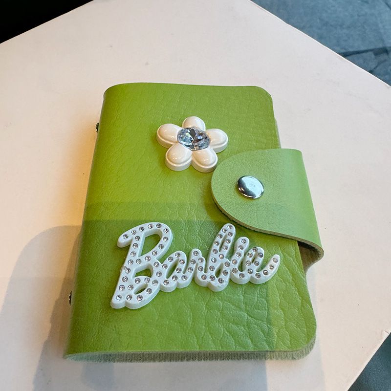 Fashion Colorful Barbie Women Leather Wallet Card Holder Coin Purse Female Wallets Small Money Purses New Clutch Bag