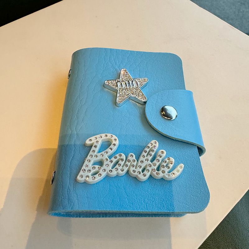 Fashion Colorful Barbie Women Leather Wallet Card Holder Coin Purse Female Wallets Small Money Purses New Clutch Bag