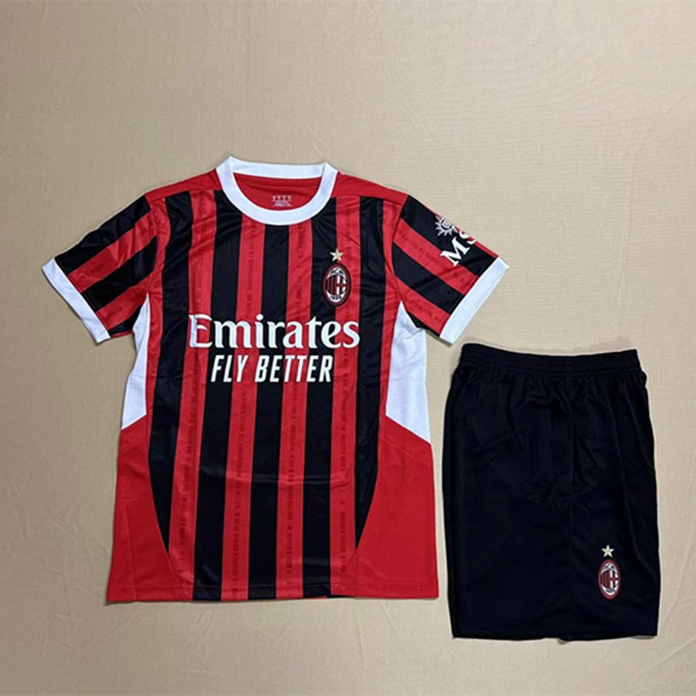 Associazione Calcio Milan (AC Milan) Football Club 24\25 Homme 2024 2025 Football Jersey Soccer Sport Shirt Top And Shirts Oversize Set For Men Children