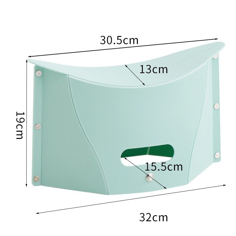 High Quality Portable Paper-shaped Folding Stool Plastic Outdoors/Camping/Fishing