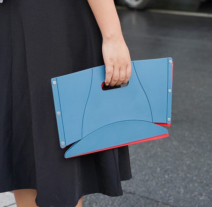 High Quality Portable Paper-shaped Folding Stool Plastic Outdoors/Camping/Fishing