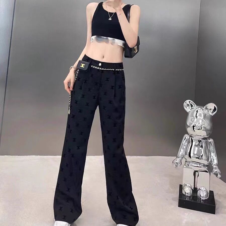 Fashion Women Leather Waist Bag With Chain Fanny Pack Phone Essentials Crossbody Purse Chest Bag