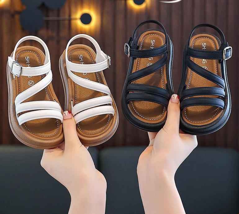 Girls' children's summer casual style new fashion Korean version princess-style student-style cute and versatile trendy sandals