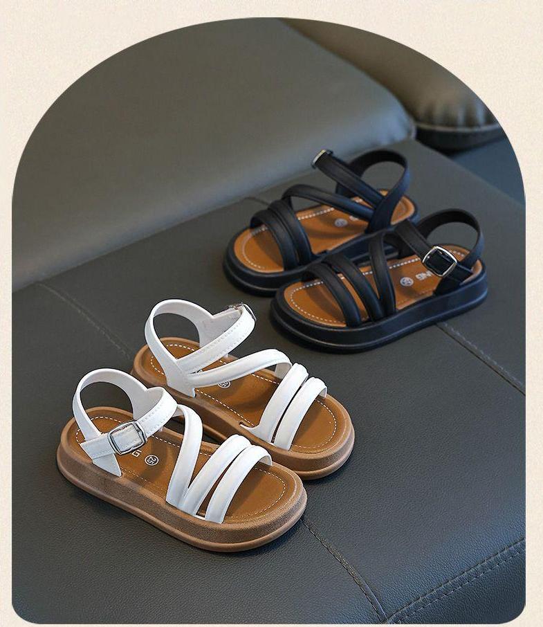 Girls' children's summer casual style new fashion Korean version princess-style student-style cute and versatile trendy sandals