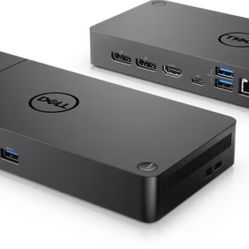 Dell WD19S-130W USB-C Docking Station, 2x DP, HDMI, 2x USB-C, 3x USB-A, RJ-45 Ethernet Network Ports, Up to 4K @ 60Hz Dual Display Support, 3.3ft USB-C Cable, Black WD19S-130W-black