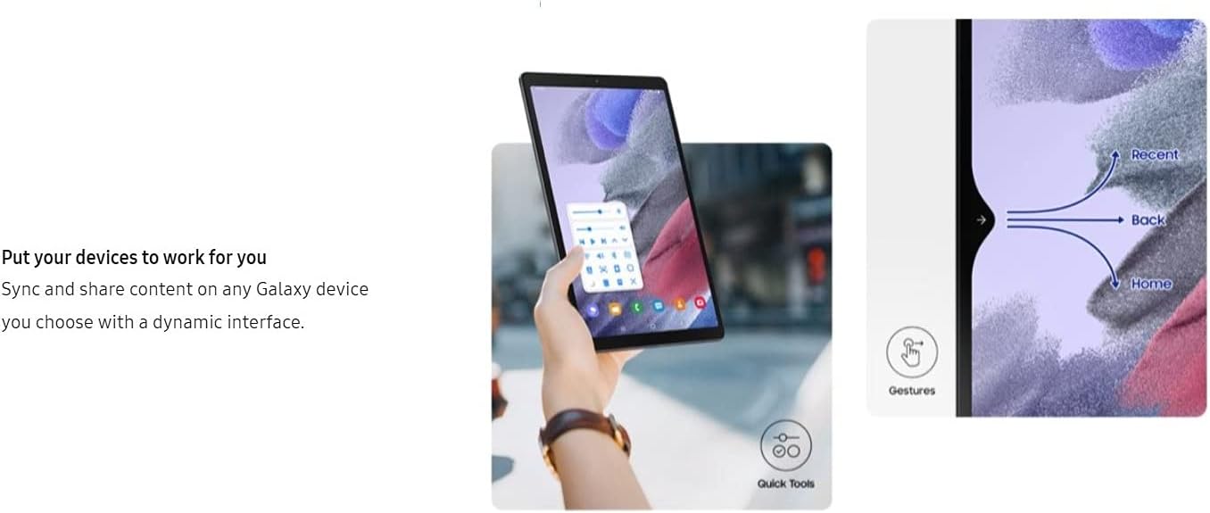 Samsung Galaxy Tab A9 64GB + 4GB 8.7” SIM +WiFi 8+2MP Camera 5100mAh