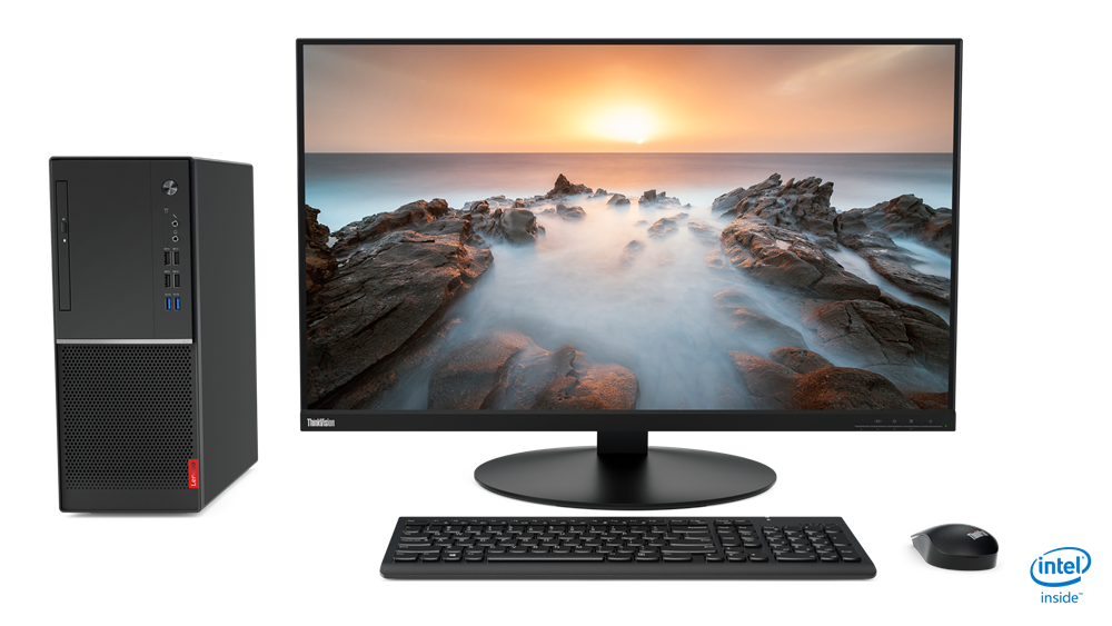 🖥️ Lenovo Desktop PC – Intel Core i5 9th Gen, 8GB RAM, 1TB HDD + 19.5" Monitor + Keyboard & Mouse