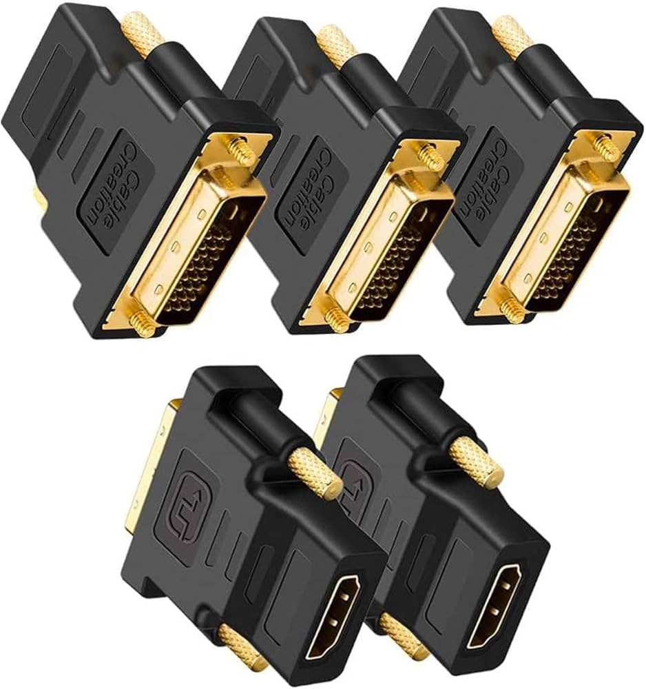DVI to HDMI Converter – Plug & Play HD Video Adapter