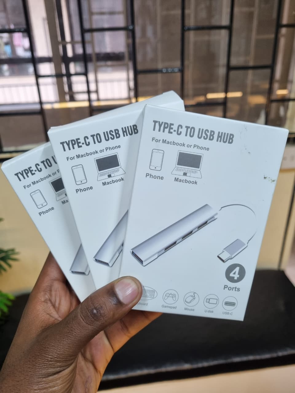 Type-C to USB Hub Adapter