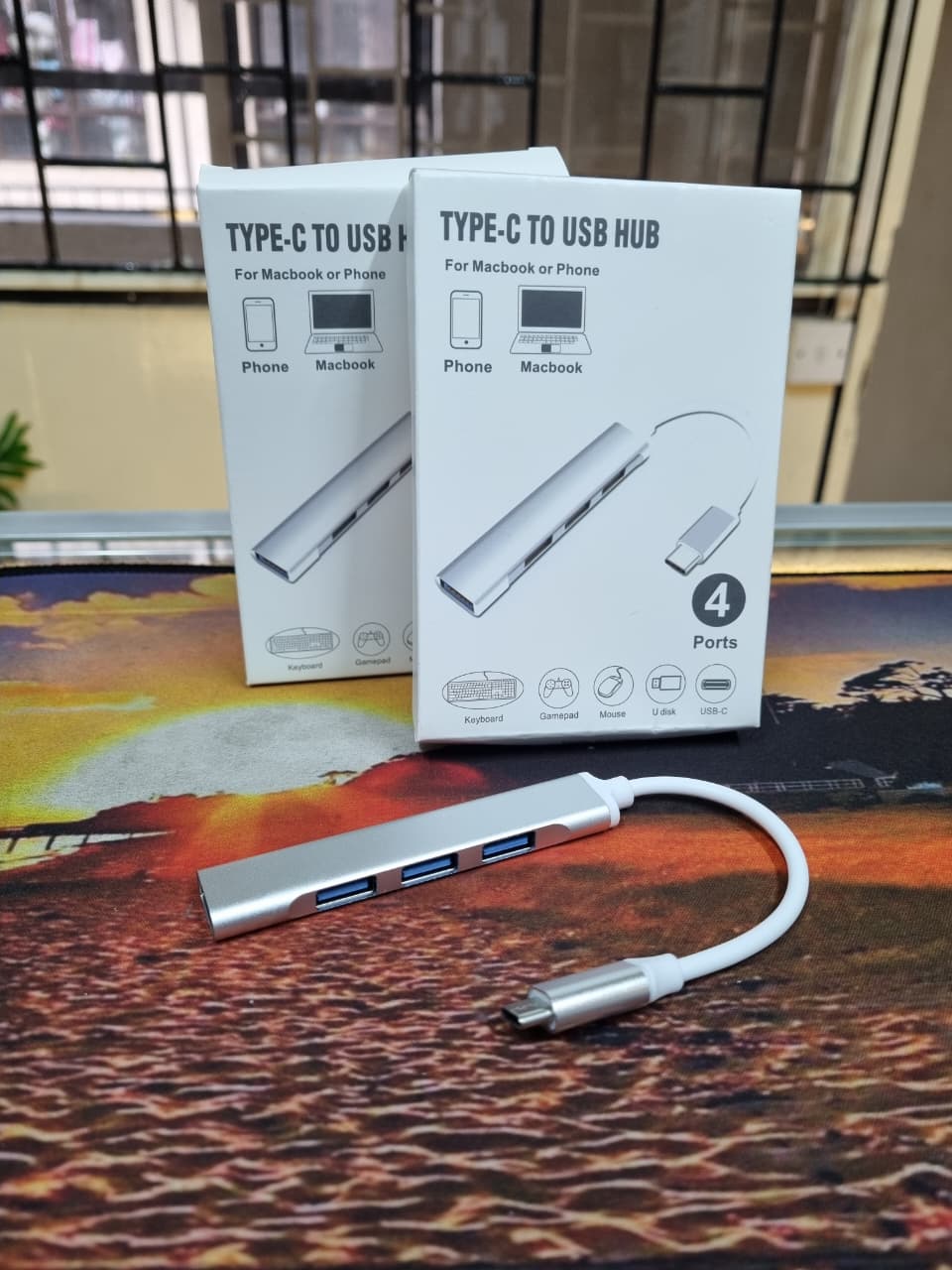 Type-C to USB Hub Adapter