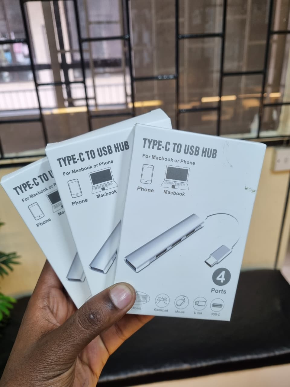 Type-C to USB Hub Adapter