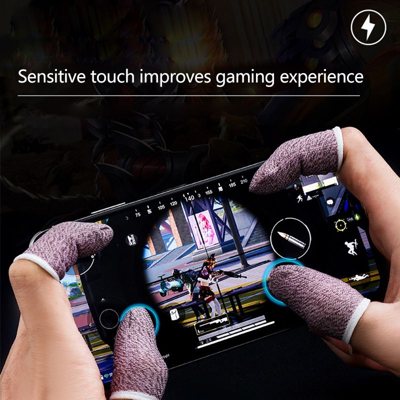Game Finger Covers Breathable Game Controller Finger Covers Suitable for Pubg Breathable Sweat-proof and Scratch-resistant Touch Screen