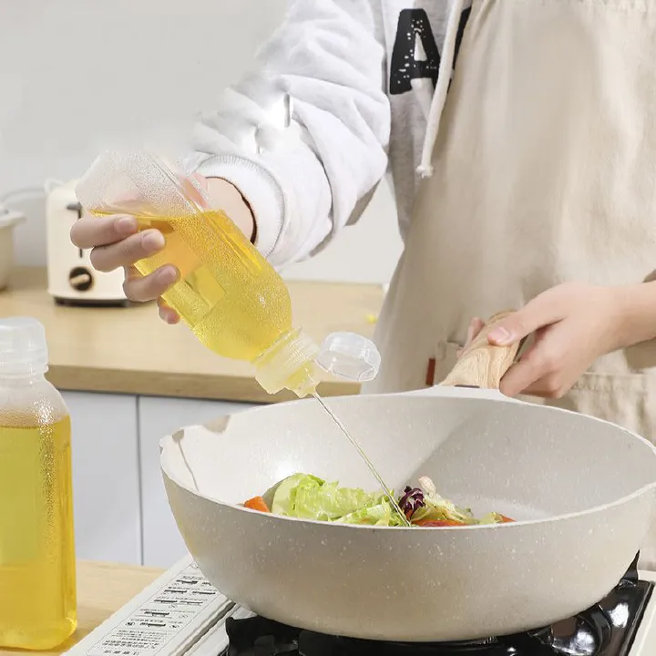 Controlled sesame oil cooking wine oil pot household kitchen special soy sauce vinegar seasoning oil bottle
