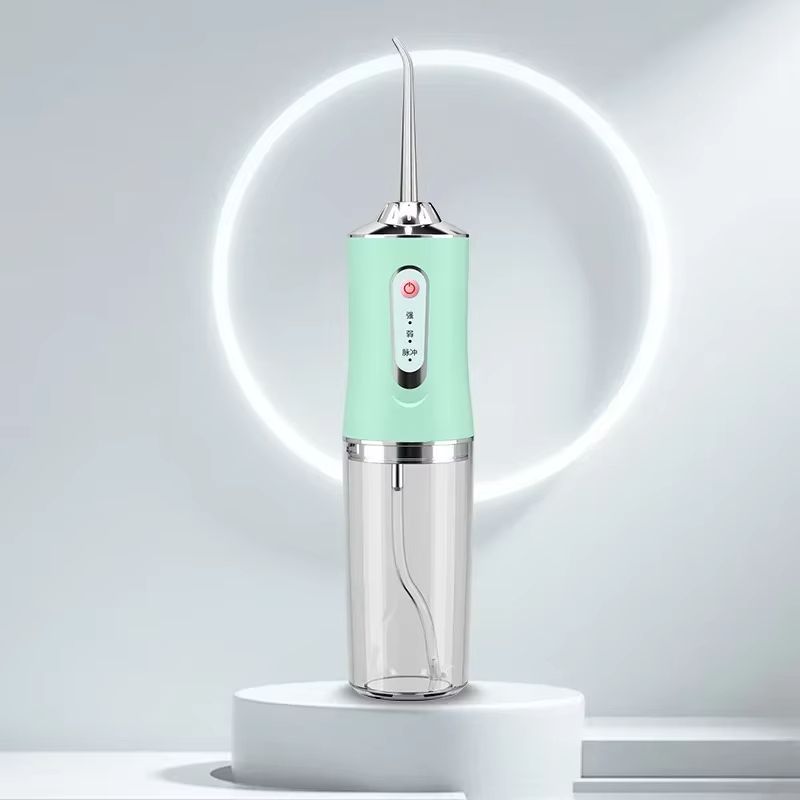 Oral Irrigator Portable Dental Water Flosser USB Rechargeable Water Jet Floss Tooth Pick 4 Jet Tip 220ml 3 Modes Teeth PH260