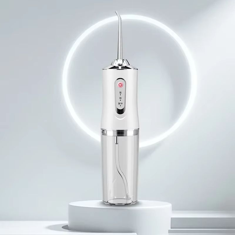 Oral Irrigator Portable Dental Water Flosser USB Rechargeable Water Jet Floss Tooth Pick 4 Jet Tip 220ml 3 Modes Teeth PH260
