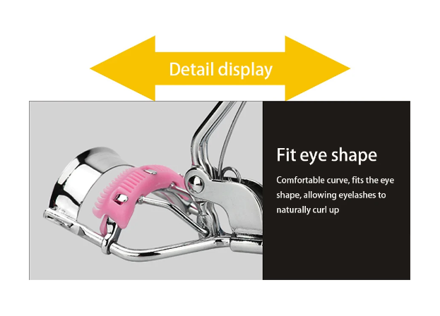 Silicone Handle Eyelash Curler Practical Eyelash Curler Wide Angle Curler Suitable For Beginners In Beauty And Makeup Tools