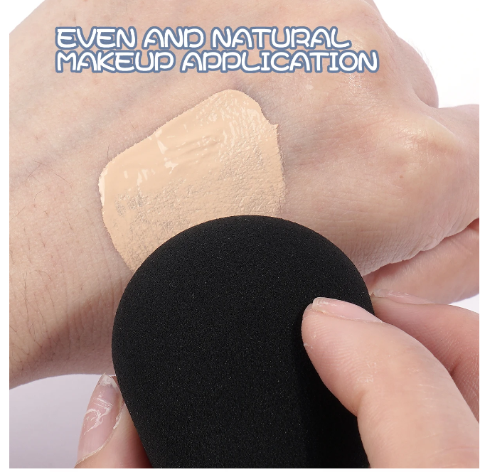 12pcs Makeup Puff Kit Blending Sponge Triangle Powder Puff Finger Air Puff For Flawless Make Up Beauty Tool Facial Tool