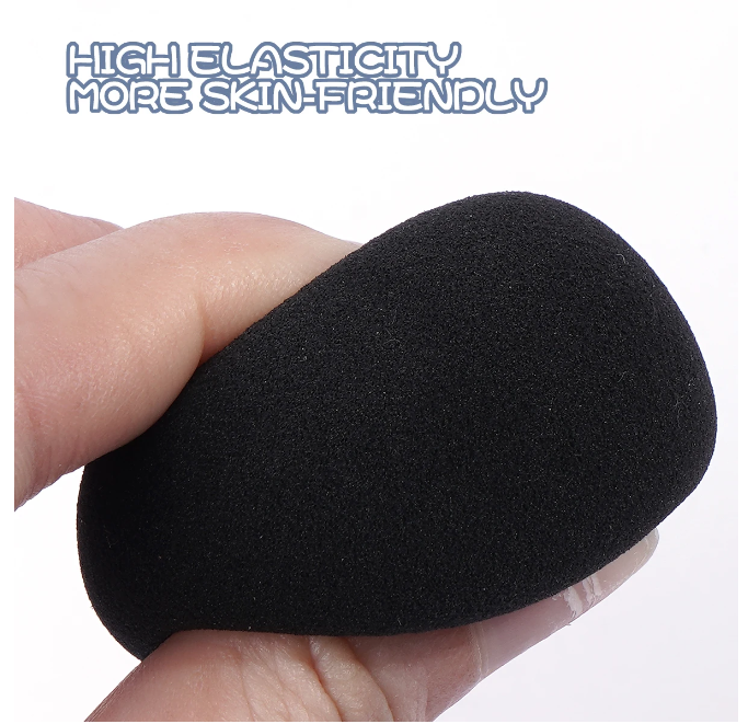12pcs Makeup Puff Kit Blending Sponge Triangle Powder Puff Finger Air Puff For Flawless Make Up Beauty Tool Facial Tool