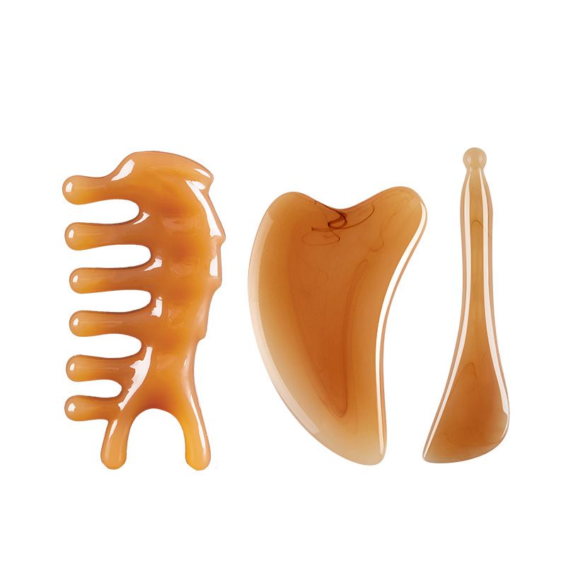 Face Lifting Guasha Resin Scraping Massage Facial Scraper Tool Eye SPA Massage Plate Reduce Puffiness Nose Lifting Nose Massager
