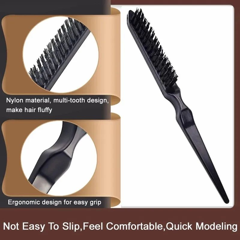 12pcs/set Anti static Detangling Hairbrush set curly hair comb Massage hollow comb Salon professional hairdressing tools set