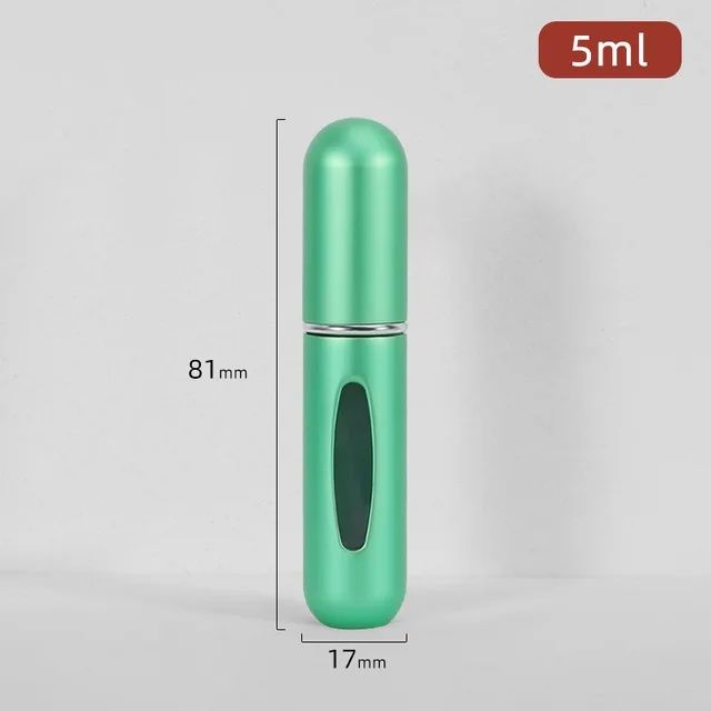 5ml*10pcs Portable Perfume Atomizer Liquid Container Portatil For Cosmetics Mini Aluminum Spray Alcochol Empty Refillable Bottle