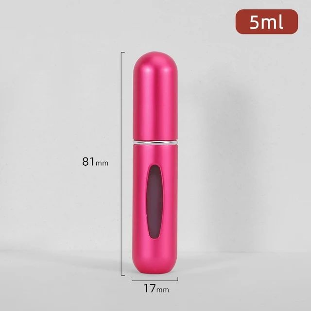 5ml*10pcs Portable Perfume Atomizer Liquid Container Portatil For Cosmetics Mini Aluminum Spray Alcochol Empty Refillable Bottle