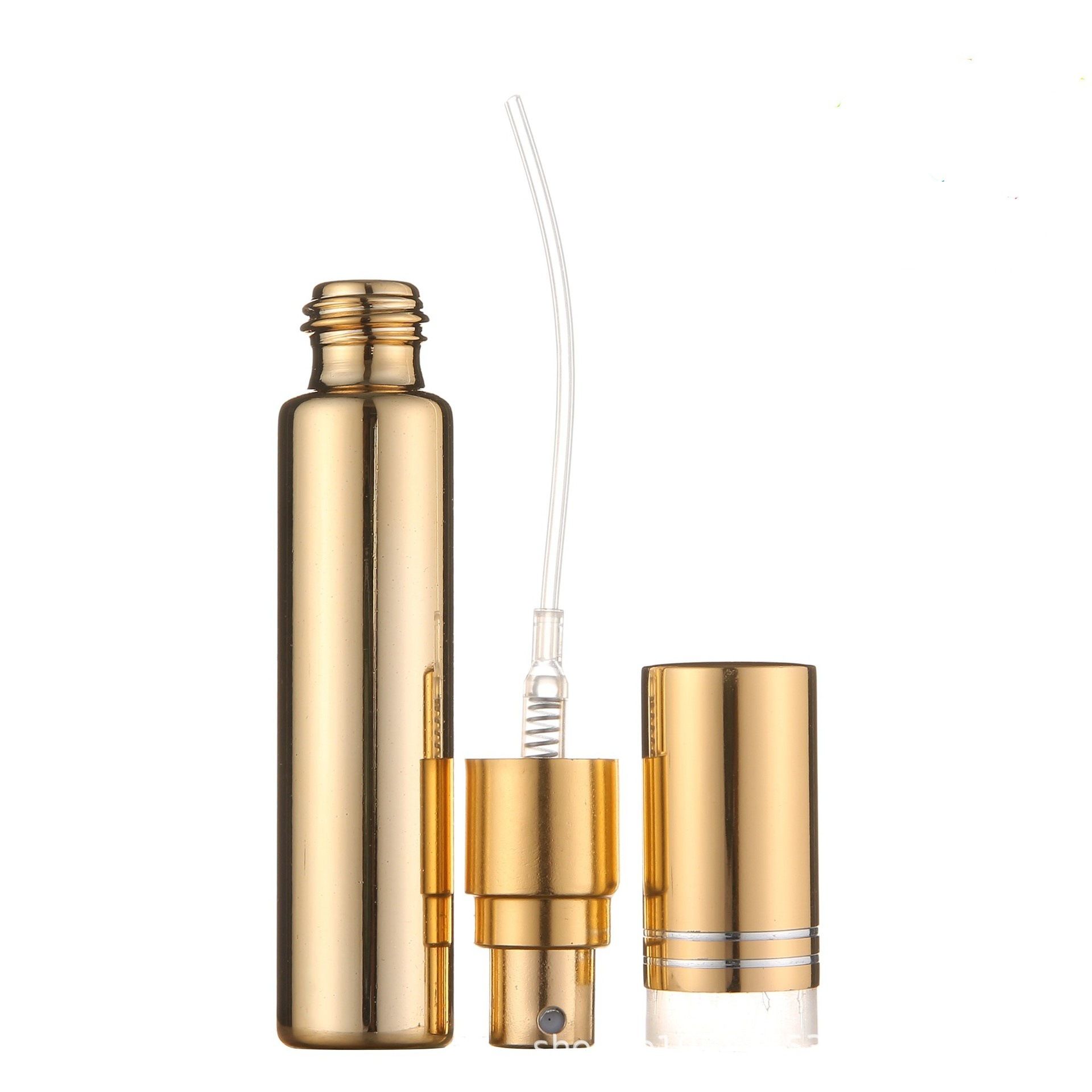 10pcs*10ML High Quality Refillable Mini Perfume Atomizer Spray Bottle Empty Glass Perfume Bottle Aluminum Spray Atoizers