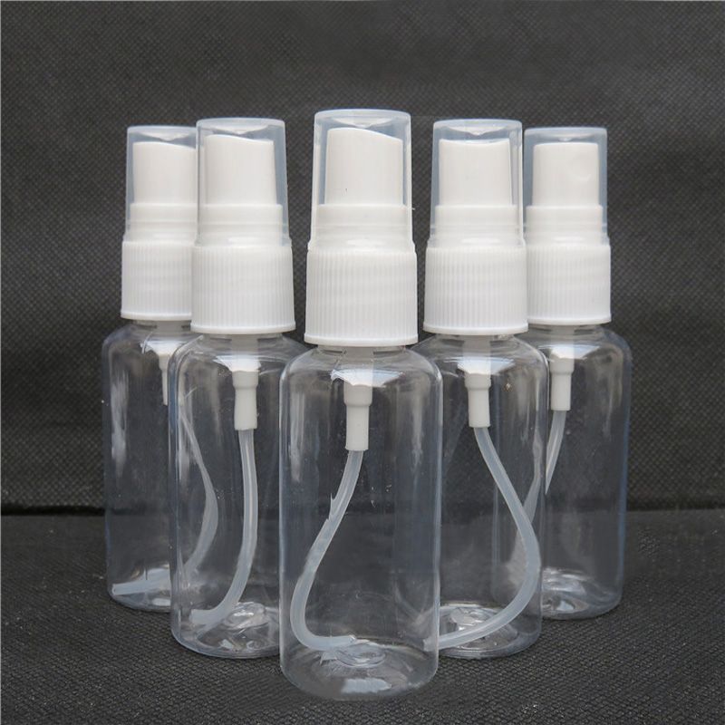 4/5pcs 30mL Refillable Mist Spray Bottle for Perfume Liquid Cosmetics Plastic Transparent Empty Spray Travel Mini Small Bottle