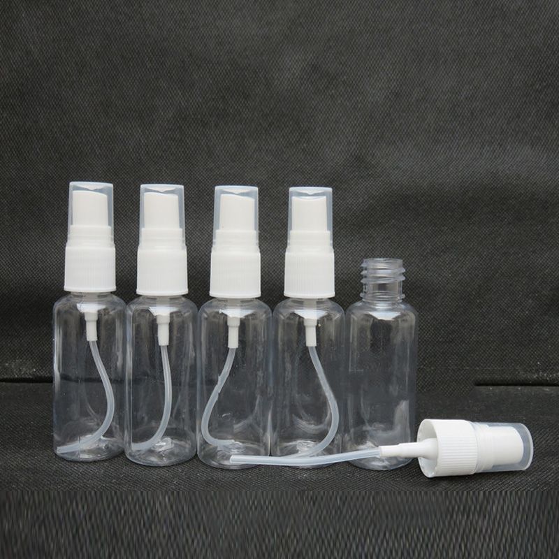 4/5pcs 30mL Refillable Mist Spray Bottle for Perfume Liquid Cosmetics Plastic Transparent Empty Spray Travel Mini Small Bottle